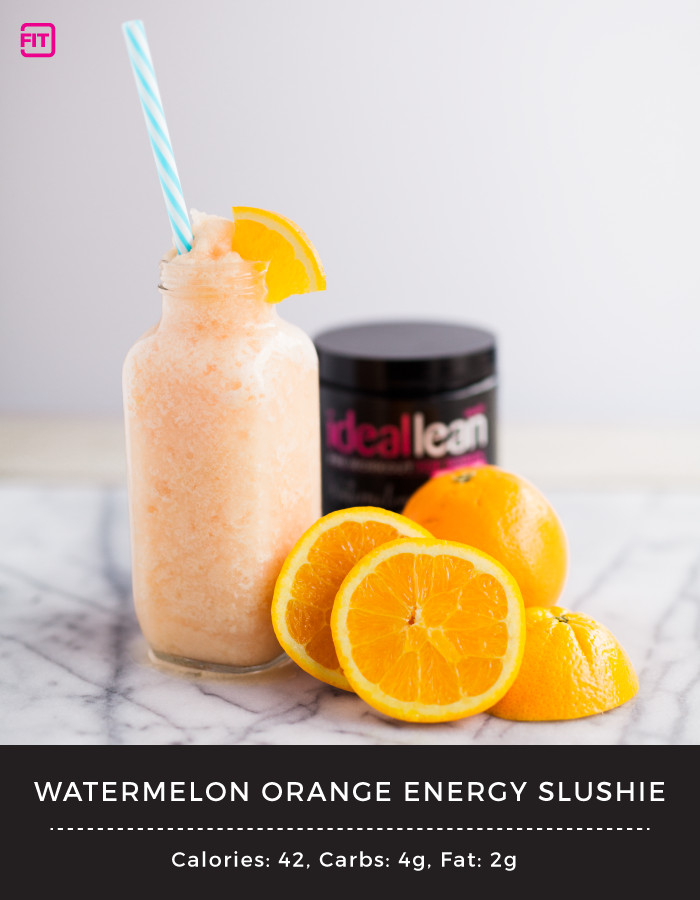 Watermelon Orange Energy Slushie with IdealLean Pre-Workout