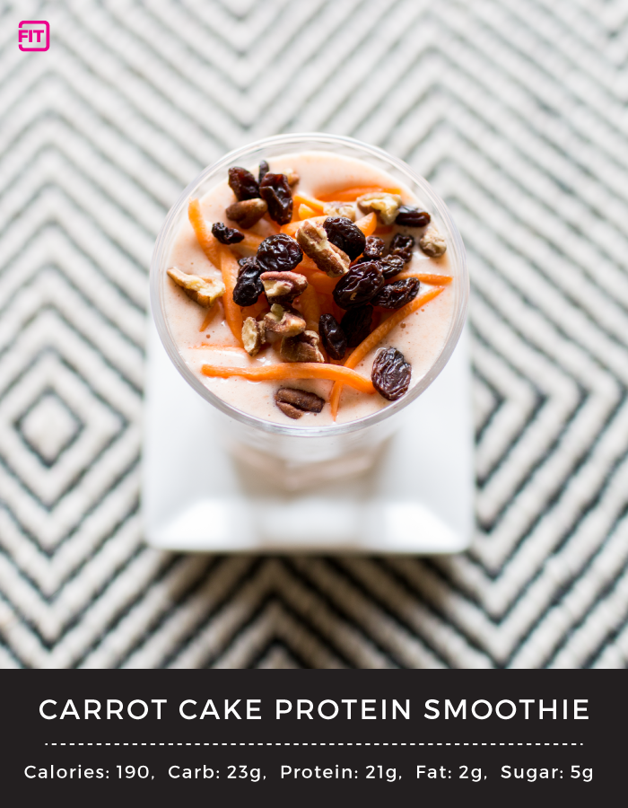 Carrot Cake Protein Smoothie Recipe