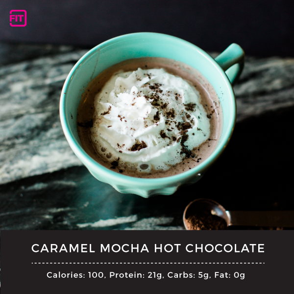 Caramel mocha hot chocolate