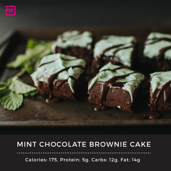 Mint Chocolate Brownie Cake - with IdealLean Protein