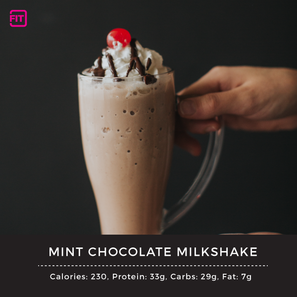 Mint Chocolate Milkshake - idealLean Protein