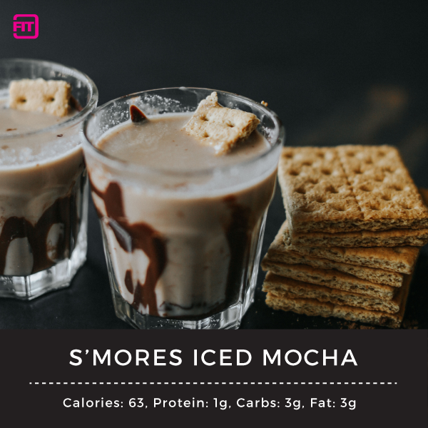 S'mores iced mocha