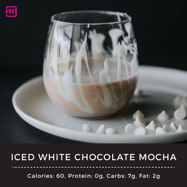 Iced white chocolate mocha