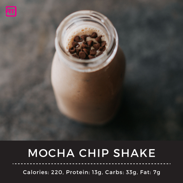 Mocha chip shake
