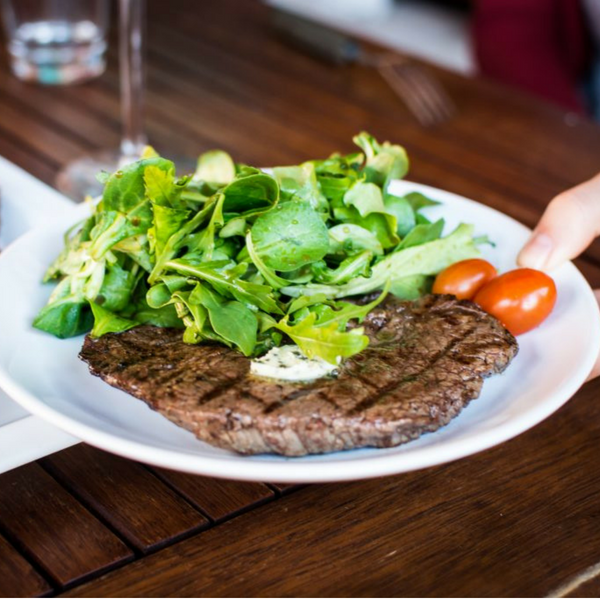 a piece of glutamine-rich steak
