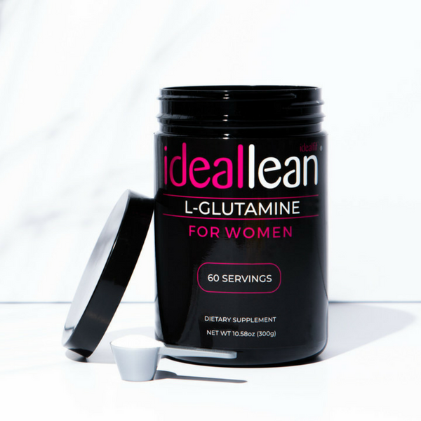 a tub of IdealLean l glutamine, which is good for your body and soul