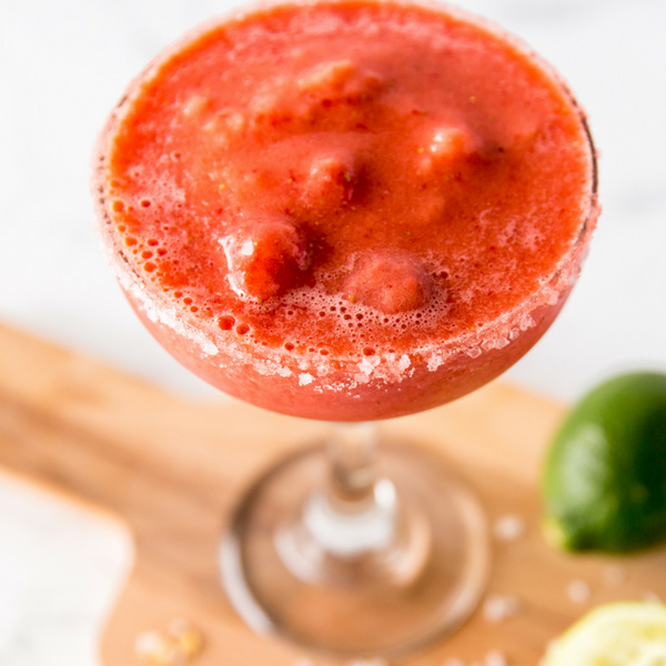 Frozen Strawberry Margaritas | IdealFit