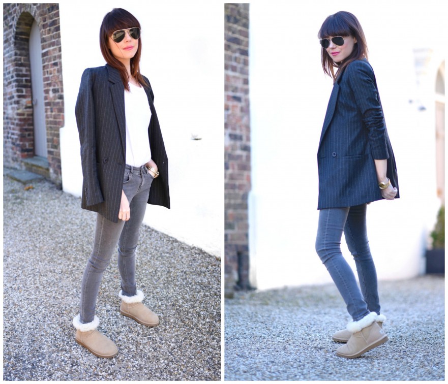 grey ugg boots outfits