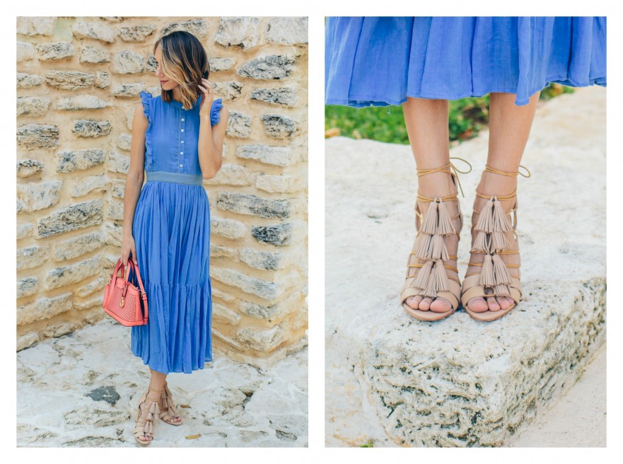 Loeffler randall sandals blogger style