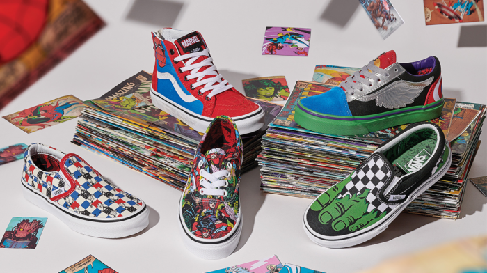 childrens marvel vans