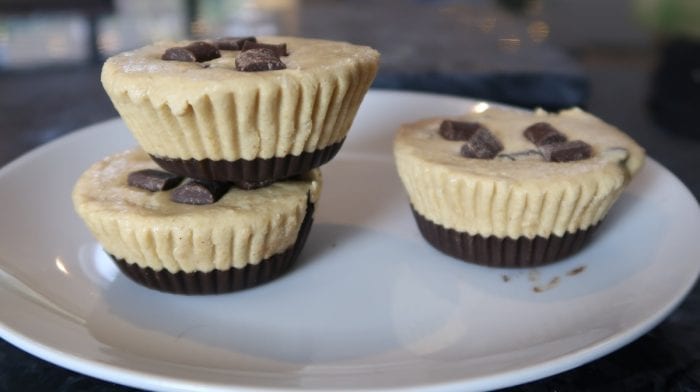 Plant-Based Protein Cookie Dough Cups