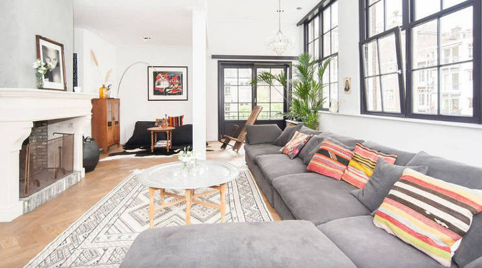 Luxurious Amsterdam Loft Living Room