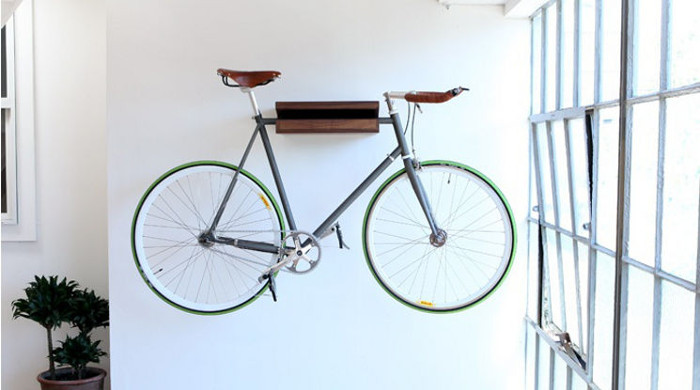 storage tips - bike wall art