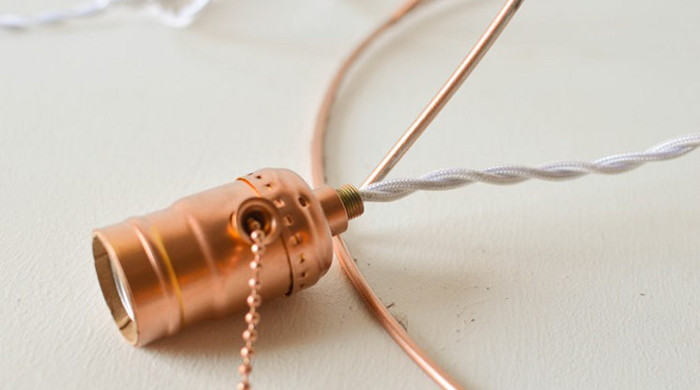 Copper DIY light