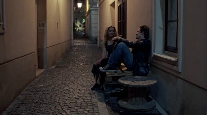 Julie Delphy and Ethan Hawke in 'Before Sunset'.