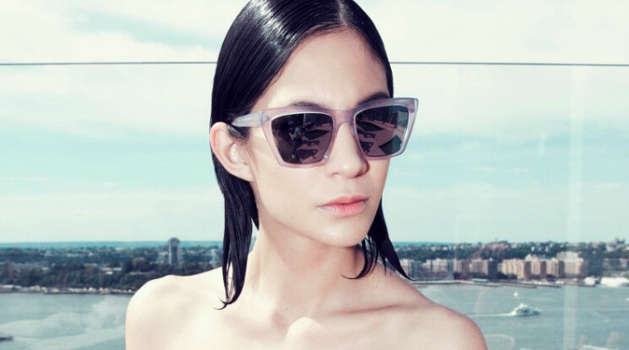 A model wearing Prism sunglasses.