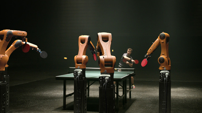 kuka fastest robot in the world ping pong