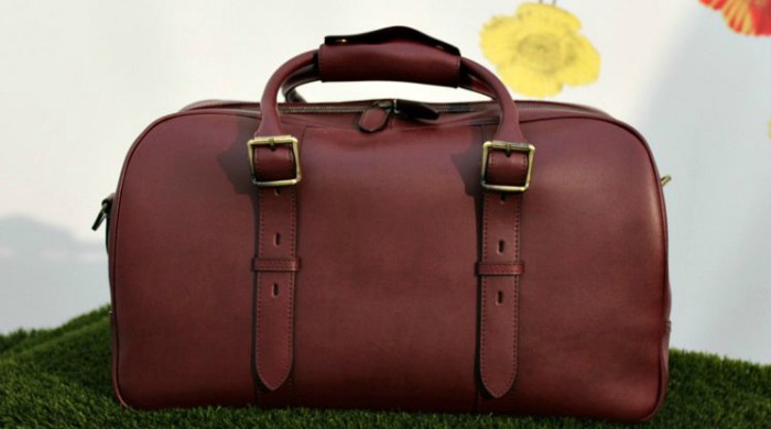 A handbag in the Aspinal of London SS16 London Fashion Week presentation.