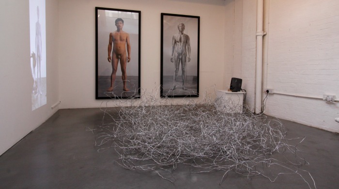 Part of the 'Humans' exhibition by Seung Mo Park.