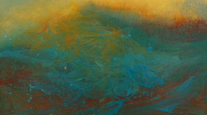 An abstract painting by Samantha Keely Smith.