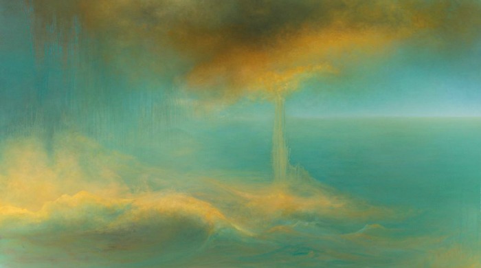 An abstract painting by Samantha Keely Smith.