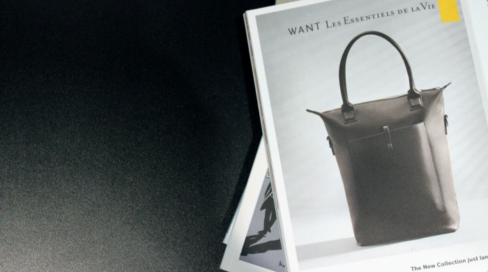 A catalogue for the new Want Les Essentiels collection.