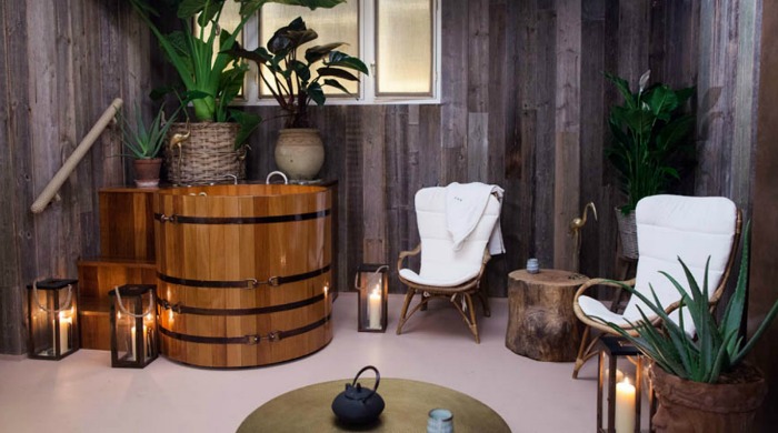 Part of the spa in the South Kensington Club.