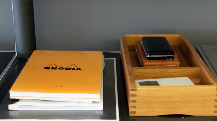 A selection of stationary at the Want les Essentiels de la Vie head office.