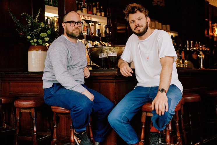 tom harris and jon rotherham marksman pub