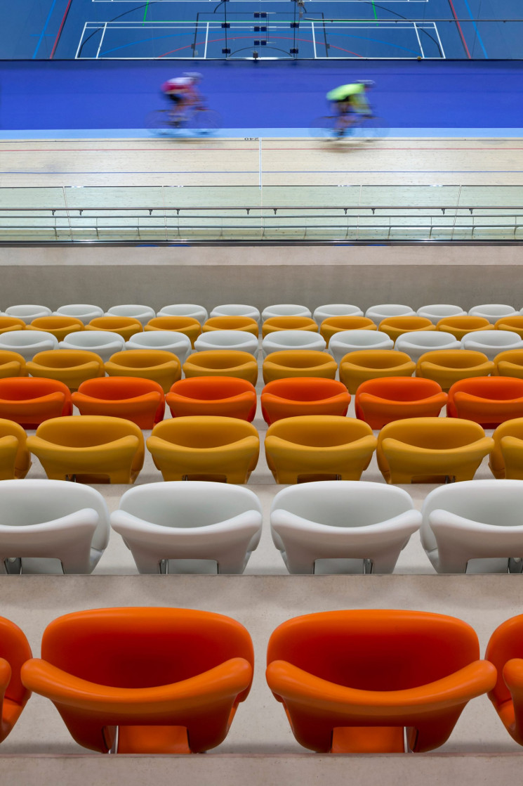 Derby Arena Velodrome, UK, by Faulkner Brown Architects, photographed by Martine Hamilton