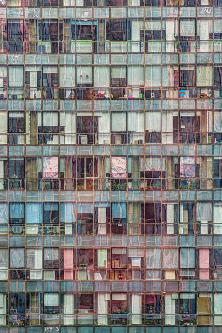 Office building, Beijing, China, photographed by Tom Stahl