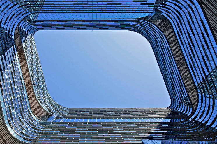 Samsung Electronics HQ building in San Jose, California, USA, by NBBJ, photographed by David Crawford