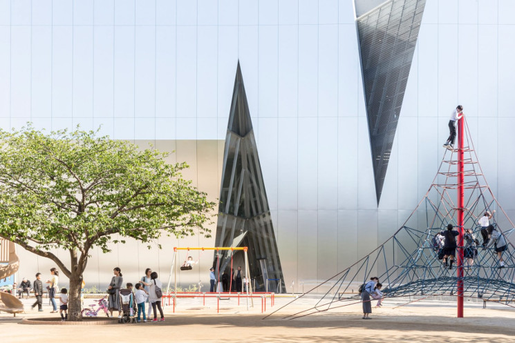 Sumida Hokusai Museum, Tokyo, Japan, by Kazuyo Sejima, photographed by Laurian Ghinitoiu