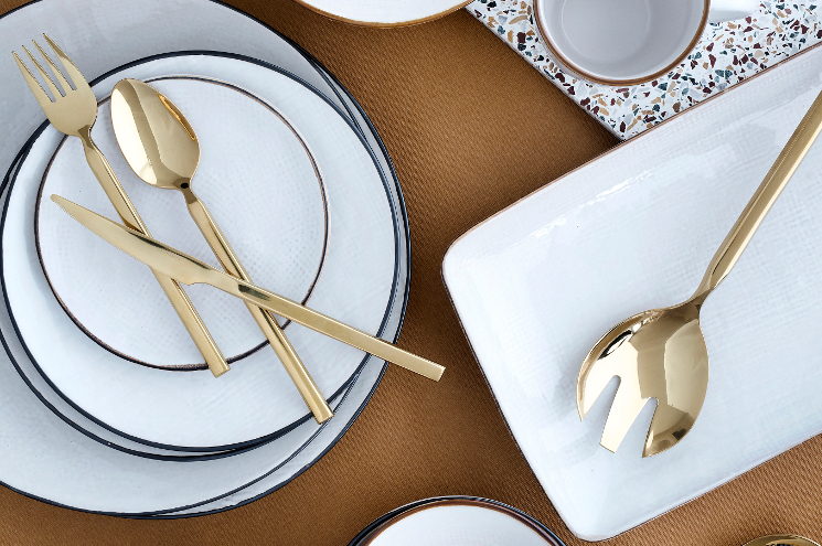 broste copenhagen gold cutlery