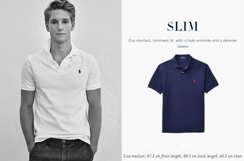 ralph lauren polo sizes