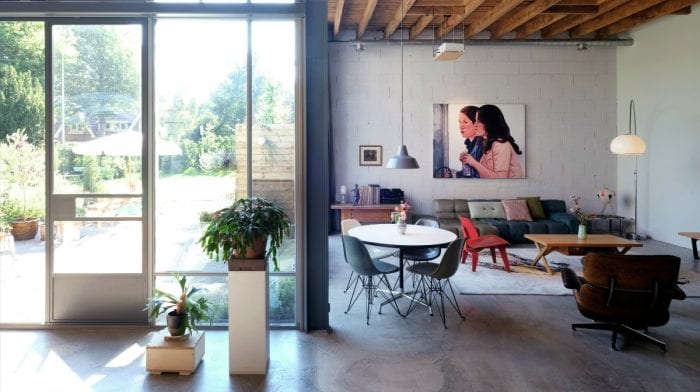 Inside Two Converted Potato Barns