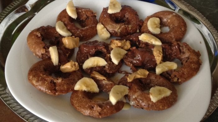 Recept: Čokoládové proteinové donuty